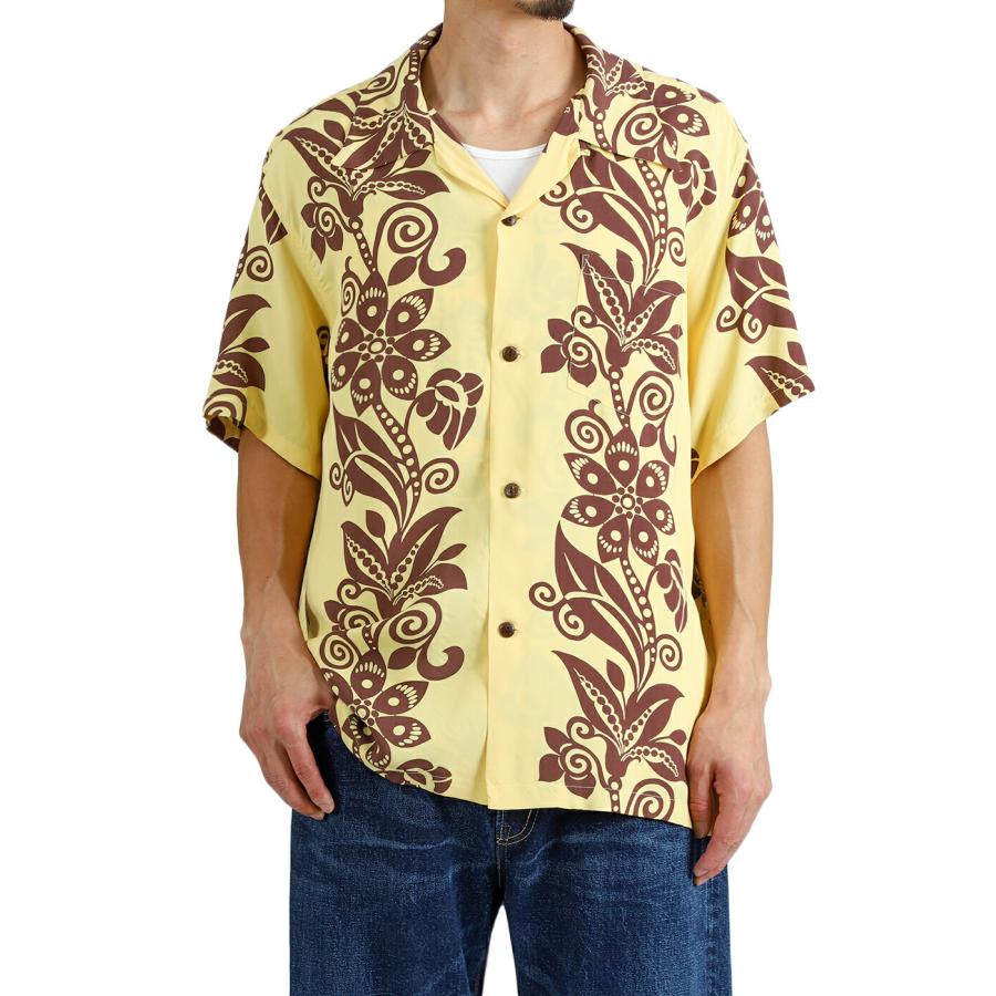 SUN SURF / サンサーフ ： “PICTOGRAPH FLOWER“ S/S RAYON HAWAIIAN