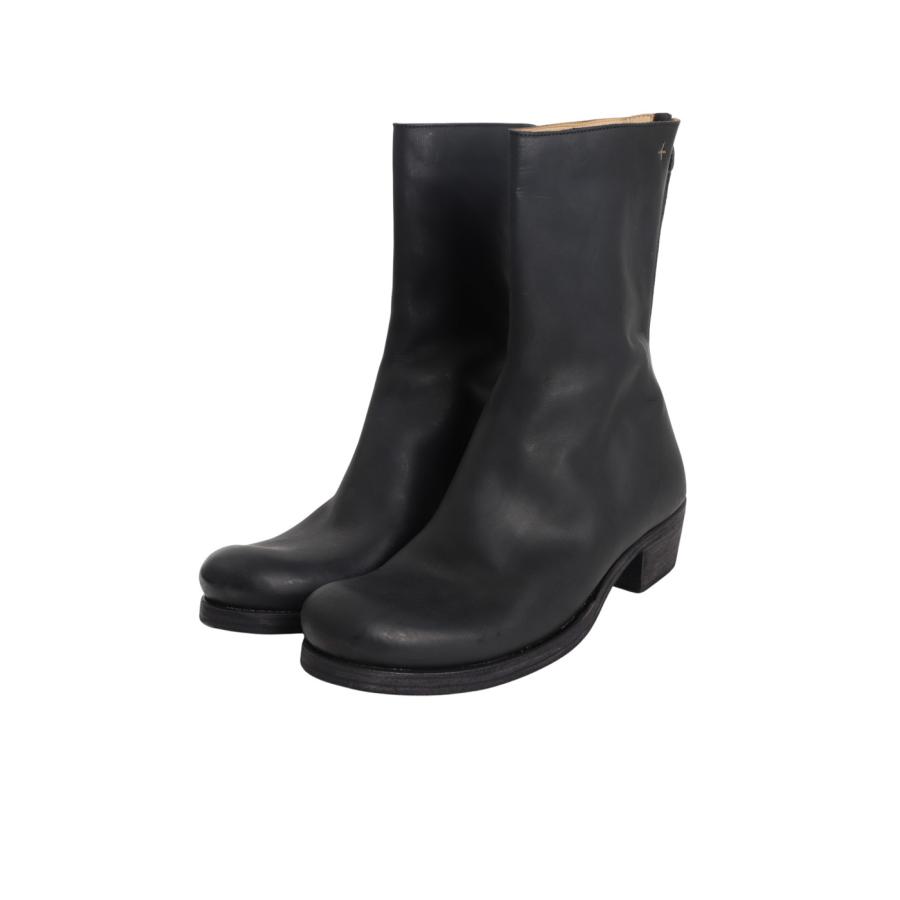 m.a+（エムエークロス） ： wo. back zipped tall boot w/heel