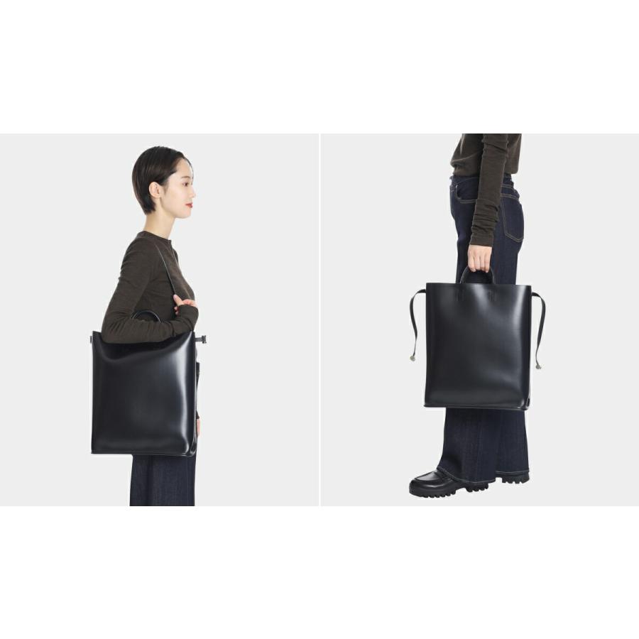 PIENI SULKA L ショルダーバッグ 黒 レザー PIENI (ピエニ) SULKA L / ショルダートートバッグ