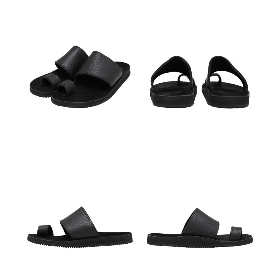 THE SANDALMAN / サンダルマン ： TOE LOOP BILLHIDE×SUEDE TOE