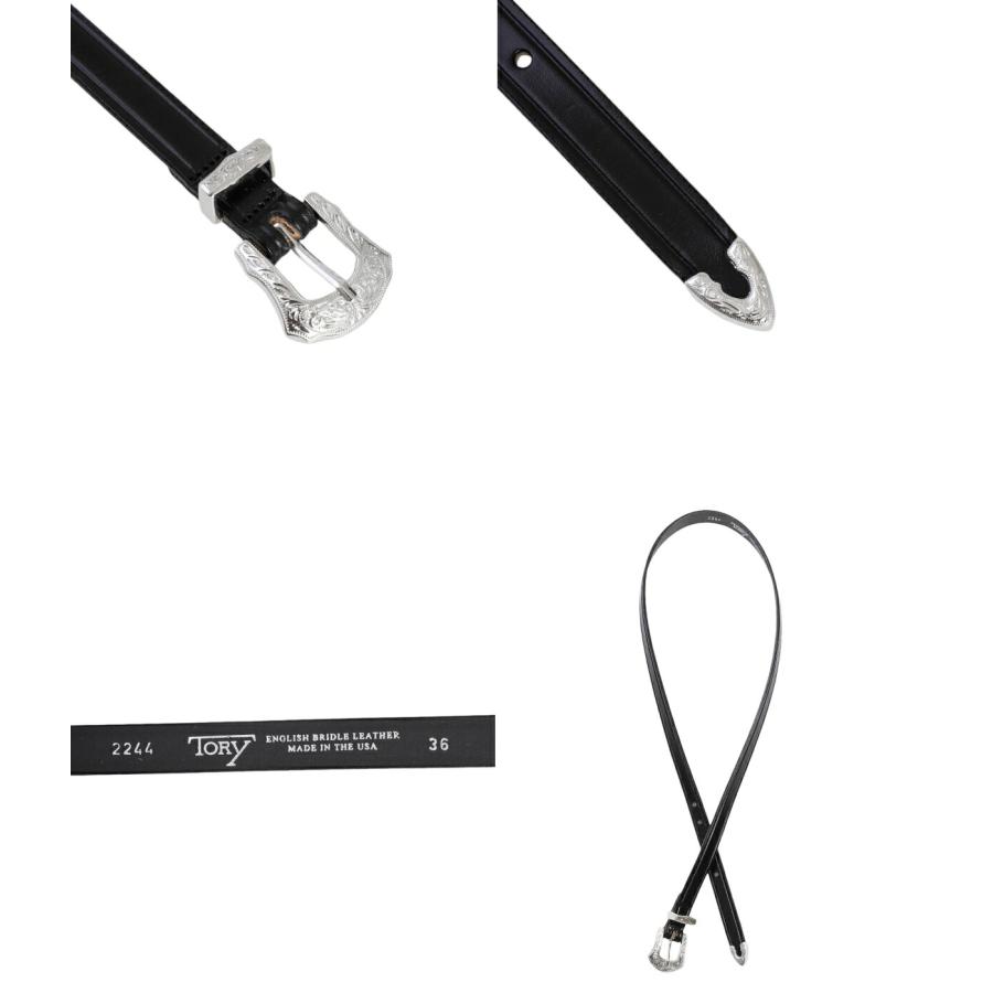 TORY LEATHER（トリーレザー） ： 3/4inch Western Belt ： TRL1002244