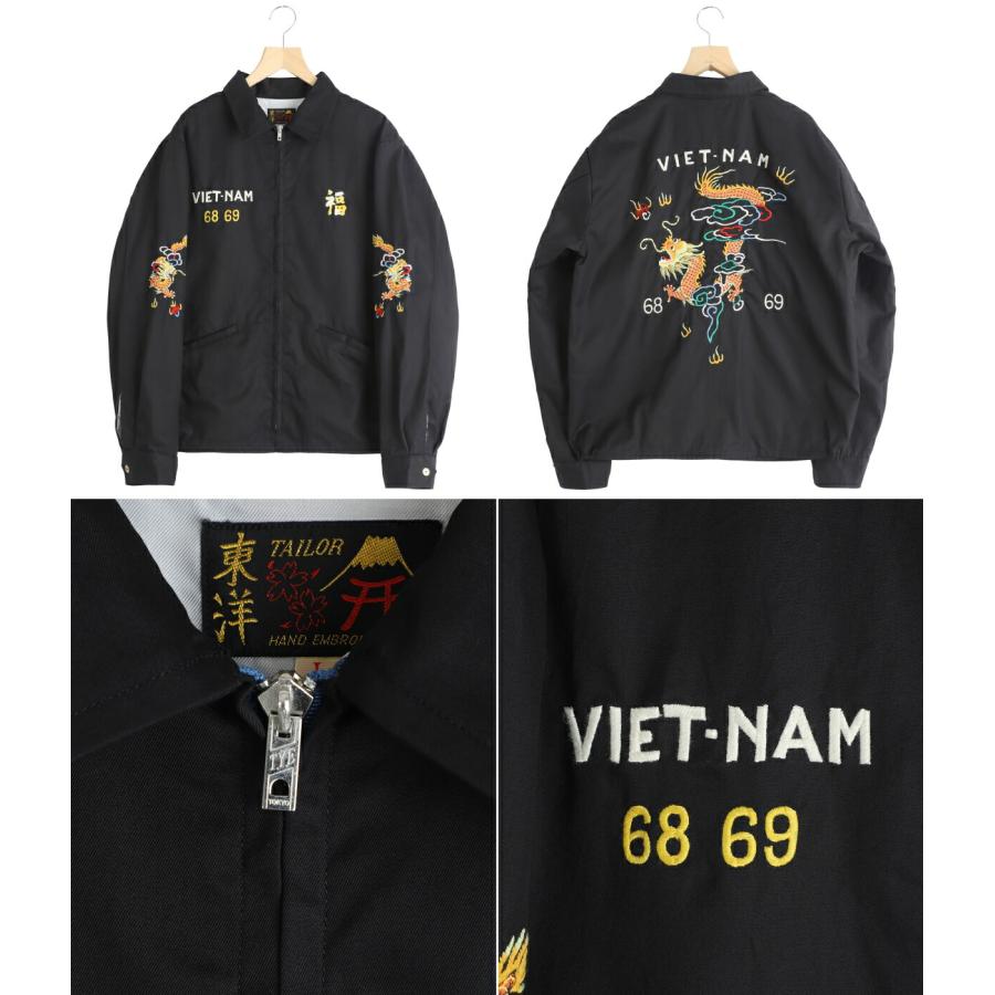 TAILOR TOYO / テーラートーヨー ： COTTON VIET-NAM JACKET “DRAGON“ ： TT15879 | TAILOR TOYO | 01