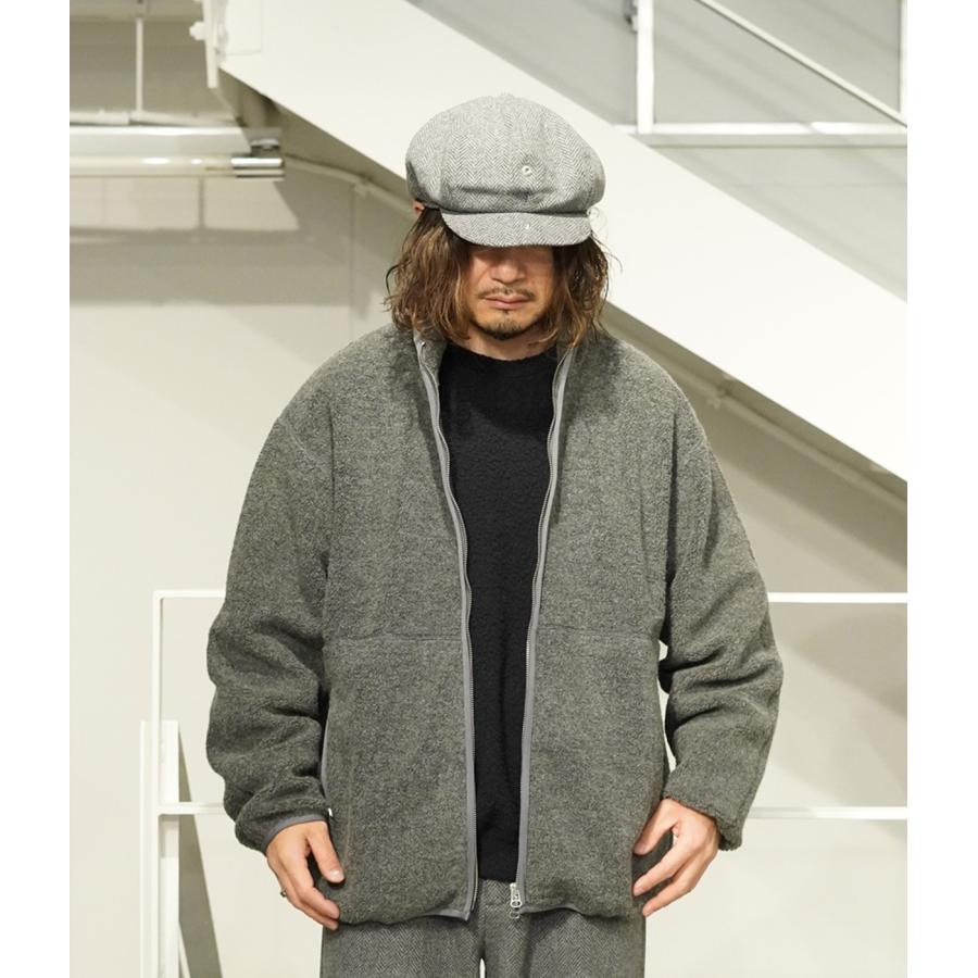 Unlikely 2025fw チャコールグレー フランネル ジャケット+パンツ Unlikely Back Strap Plain Front Trousers 2025 | Unlikely(アンライ