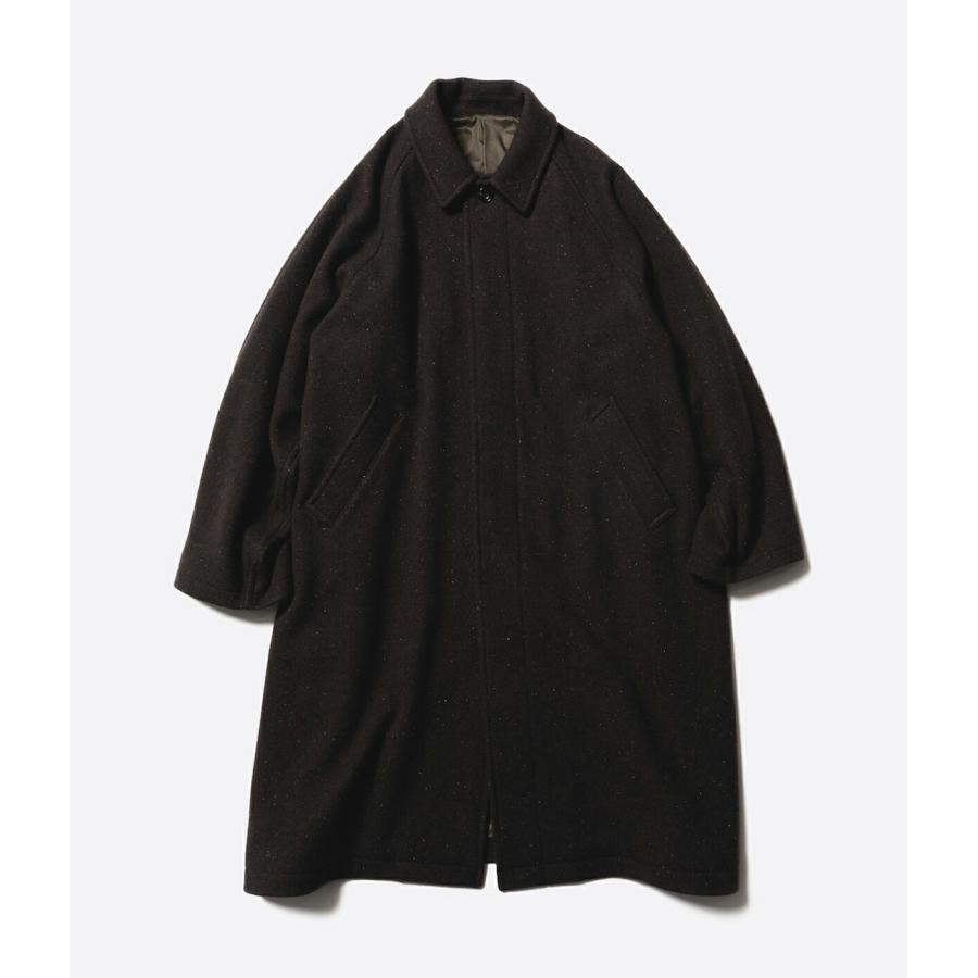 Unlikely / アンライクリー ： Balmacaan Coat Nep Tweed U25F-19-0001