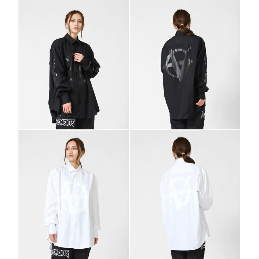 VETEMENTS / ヴェトモン ： DOUBLE ANARCHY LOGO SHIRT UA52SH 割引