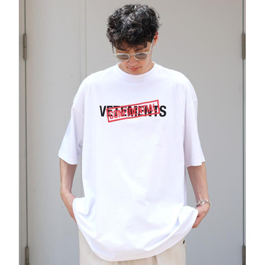 %OFFVETEMENTS / ヴェトモン ： CONFIDENTIAL LOGO T SHIRT / 全2