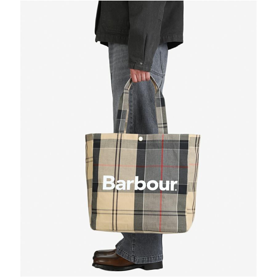 Barbour（バブアー） ： TELFIELD TARTAN TOTE BAG ： UBA0751