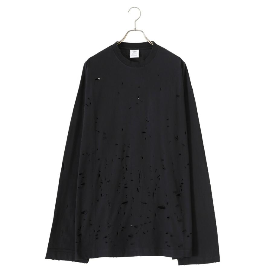 VETEMENTS 【40%OFF】VETEMENTS / ヴェトモン ： DESTROYED LONGSLEEVE 