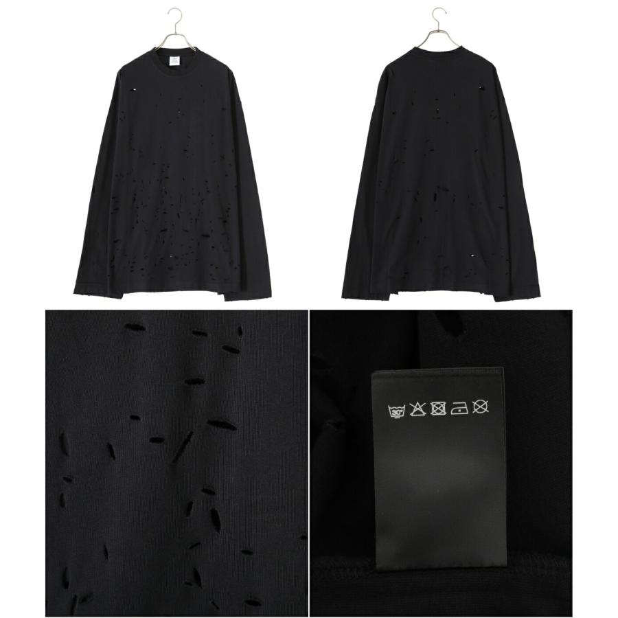 VETEMENTS 【40%OFF】VETEMENTS / ヴェトモン ： DESTROYED LONGSLEEVE 
