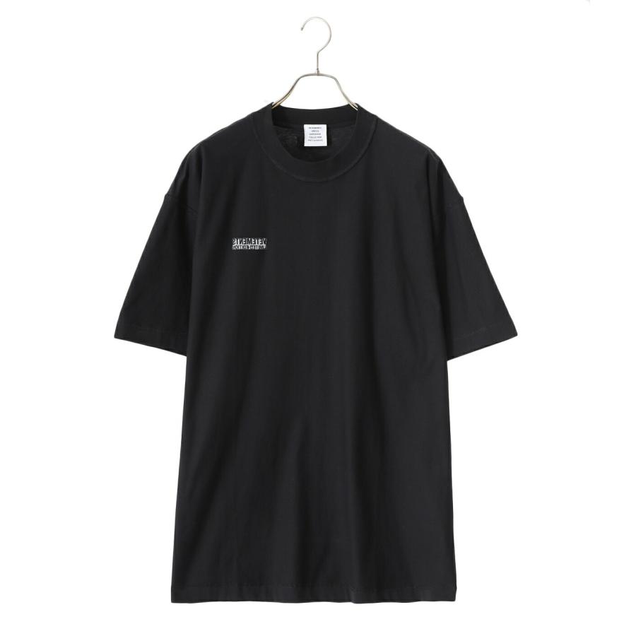 VETEMENTS ヴェトモン Tシャツ・カットソー 黒 M 2026824O0013 VETEMENTS 【30%OFF】VETEMENTS / ヴェトモン ： ALL BLACK