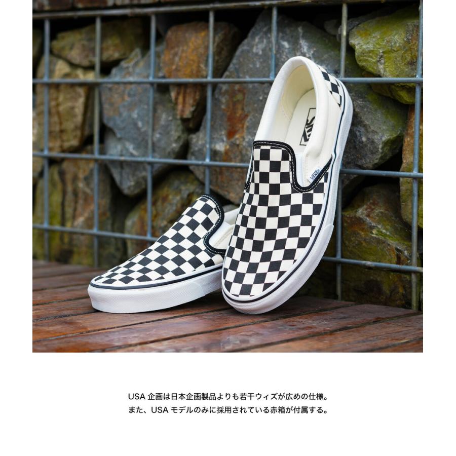 VANS CLASSICS / バンズ クラシック ： CLASSIC SLIP-ON (スリップオン) USA企画モデル ： VN000EYEBWW｜arknets｜05