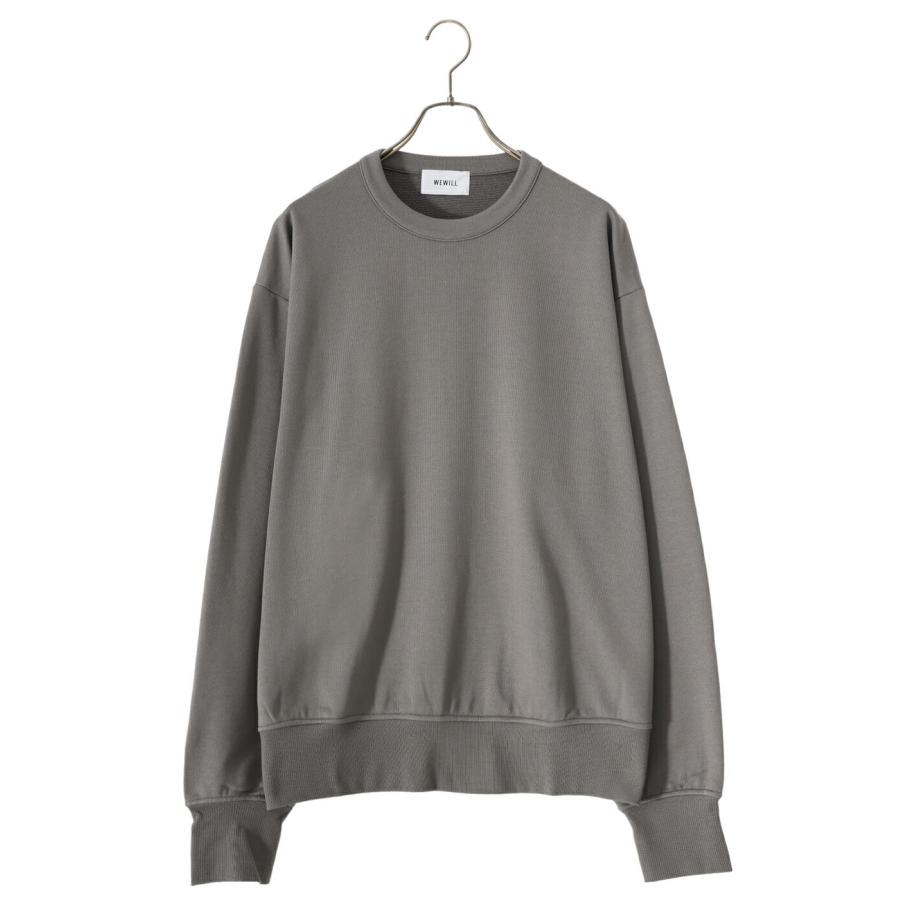 WEWILL / ウィーウィル ： LOOSE SWEATSHIRT ： W-013-8001 : w-013