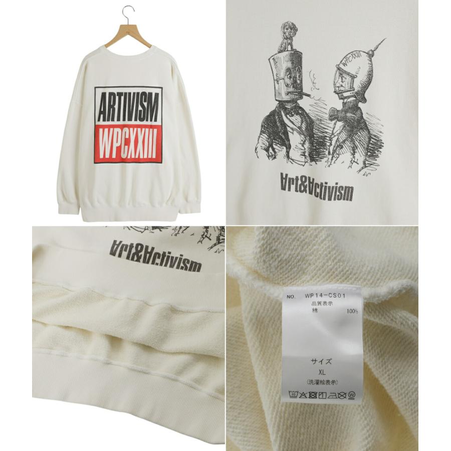 WP / ダブリューピー ： ARTIVISM HEADS CREWNECK SWEAT ： WP14-CS01 | WP | 02