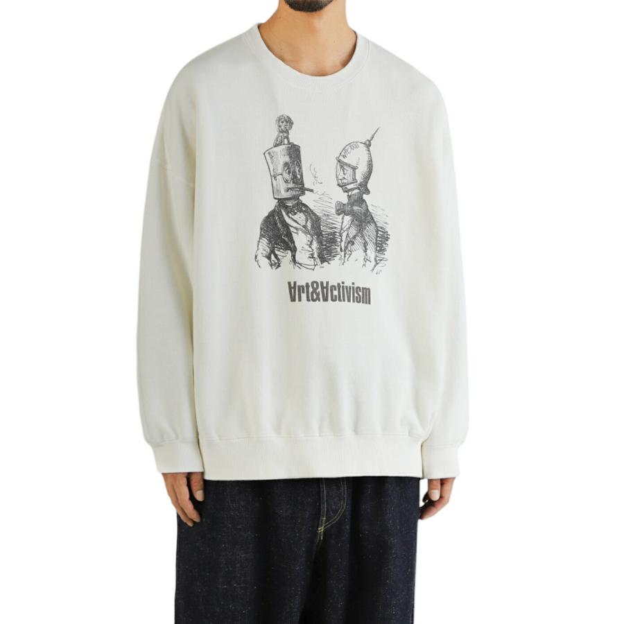 WP / ダブリューピー ： ARTIVISM HEADS CREWNECK SWEAT ： WP14-CS01 | WP | 04