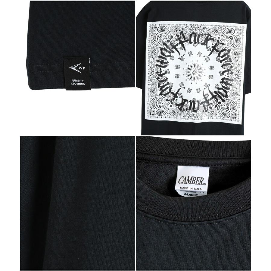 WP / ダブリューピー ： WP×CAMBER BANDANA CIRCLE POCKET T-SHIRTS / 全3色 ： WP15-TEE10 | WP | 02