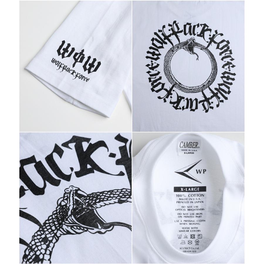WP / ダブリューピー ： WP×CAMBER SNAKE CIRCLE TEE / 全3色 ： WP17-TEE09 | WP | 10