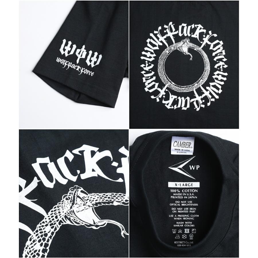 WP / ダブリューピー ： WP×CAMBER SNAKE CIRCLE TEE / 全3色 ： WP17-TEE09 | WP | 06