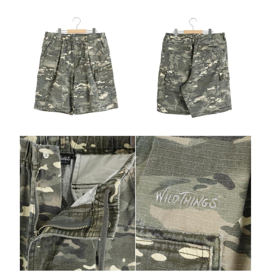 WILD THINGS / ワイルドシングス ： GARMENT DYE CARGO SHORTS ： WT25009AD | WILD THINGS | 02