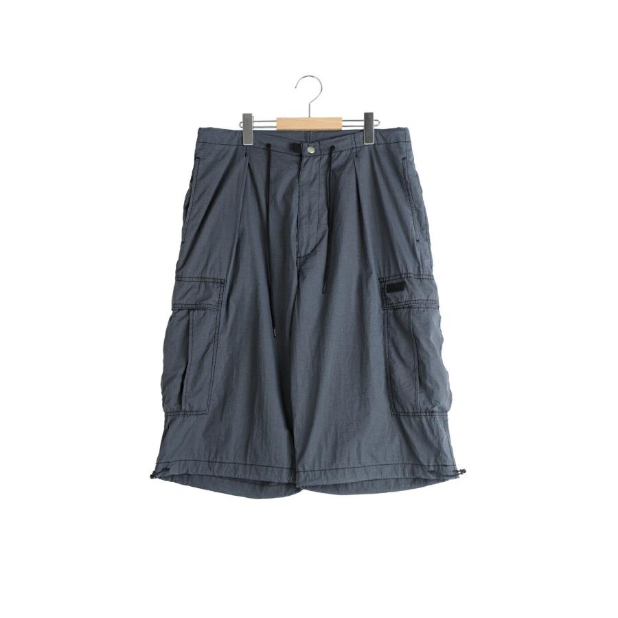 WILD THINGS（ワイルドシングス） ： DOUBLE DYED NYLON CARGO SHORTS