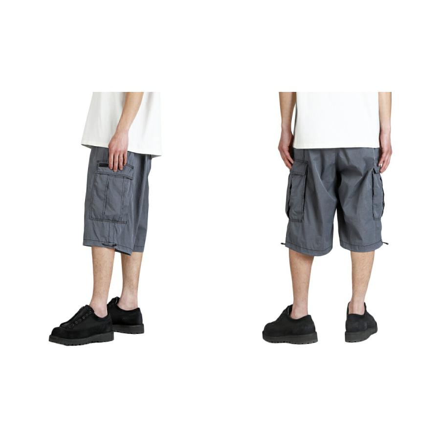 WILD THINGS（ワイルドシングス） ： DOUBLE DYED NYLON CARGO SHORTS