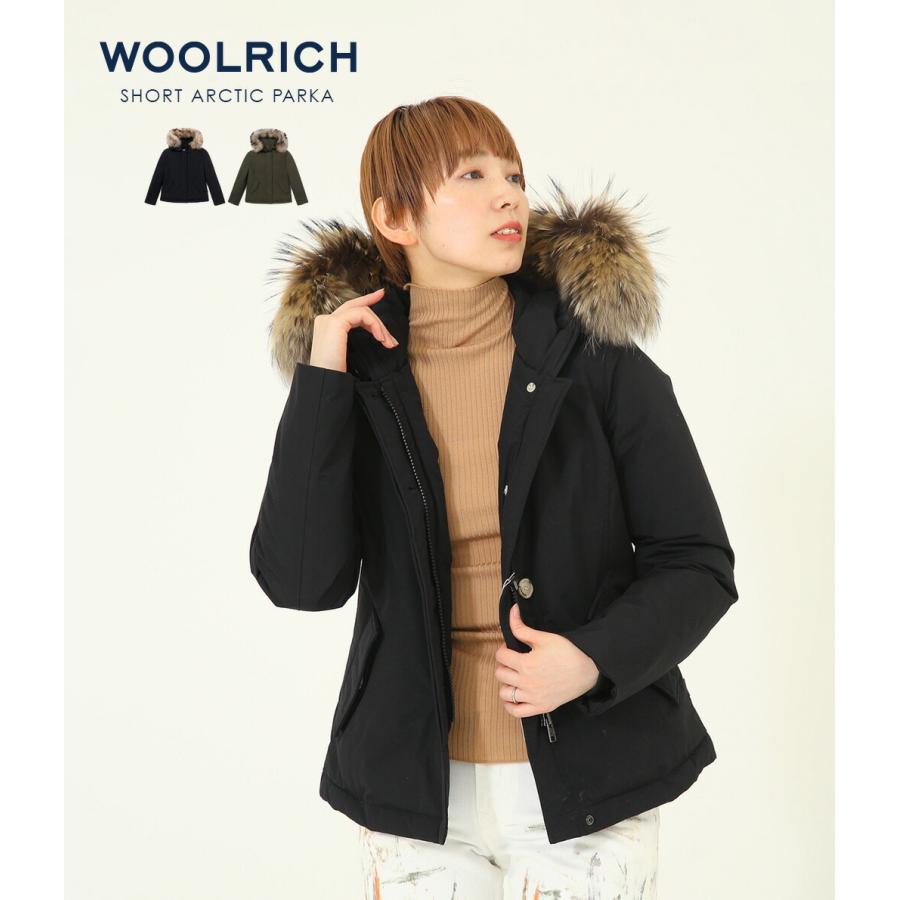 WOOLRICHウールリッチ SHORT ARCTIC PARKAブラック-