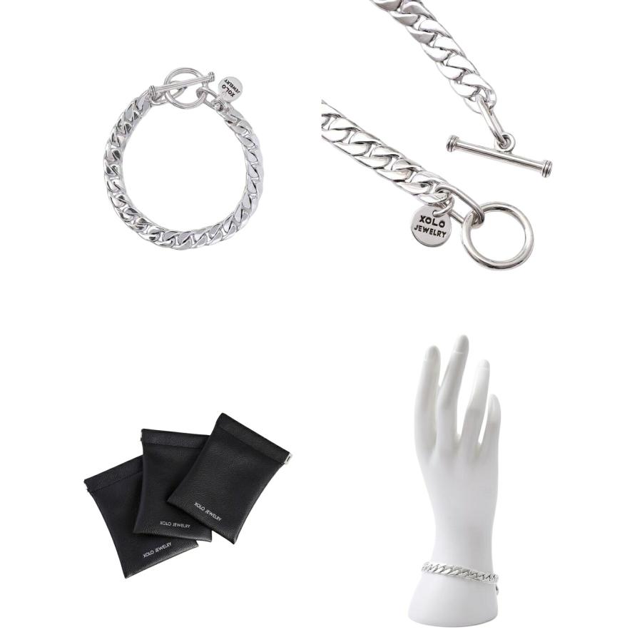 XOLO XOLO JEWELRY / ショロ ジュエリー ： Basic Link Bracelet -8mm