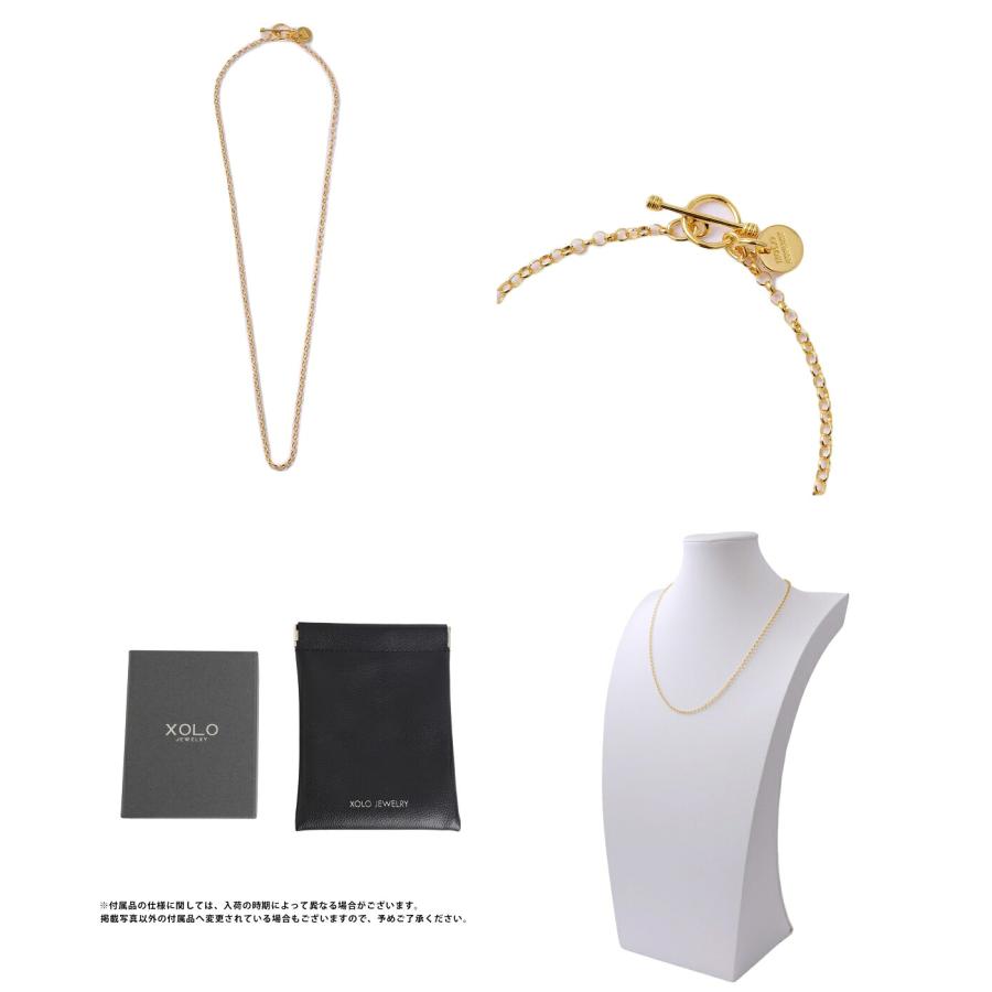 週末特価XOLO JEWELRY Round link necklace 24K XOLO XOLO JEWELRY / ショロ ジュエリー ： Round link necklace 24K