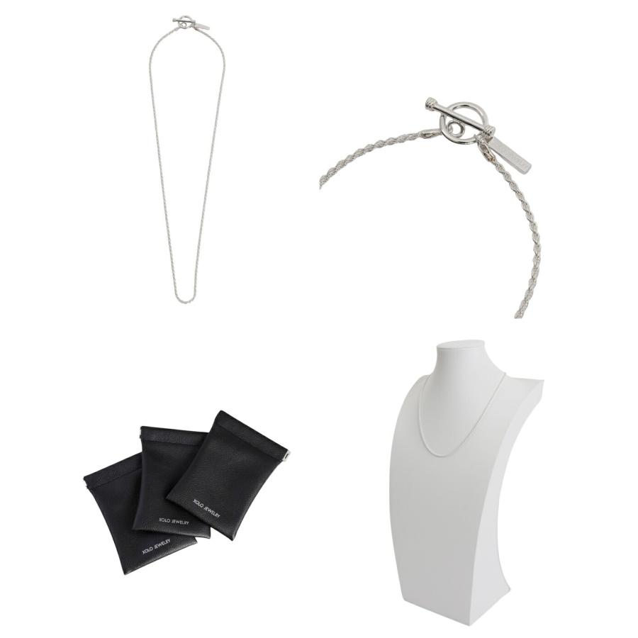 XOLO JEWELRY / ショロ　ジュエリー ： French Rope Link Necklace ： XON043-SILVER[コンパクト] | XOLO | 02