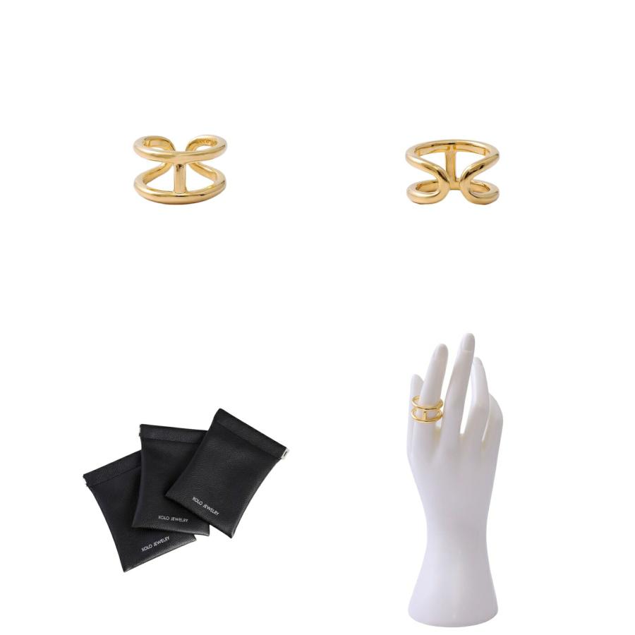 XOLO XOLO JEWELRY / ショロ ジュエリー ： H Ring 24K Coating