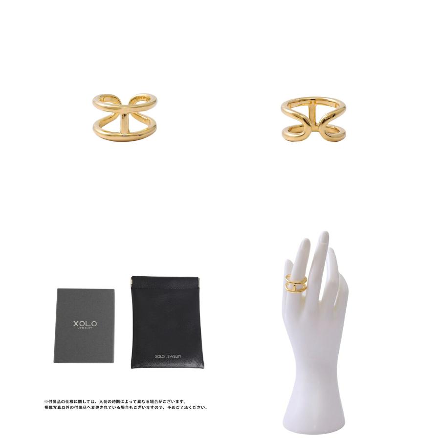 XOLO XOLO JEWELRY / ショロ ジュエリー ： H Ring 24K Coating