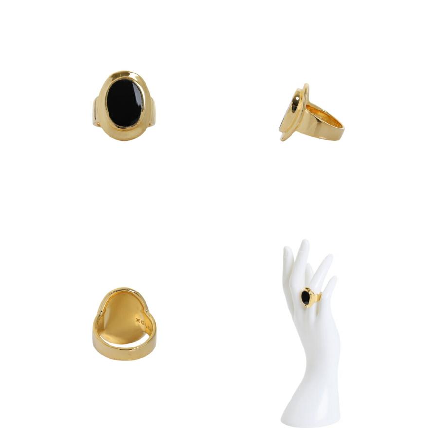 XOLO XOLO JEWELRY / ショロ ジュエリー ： Amulet Ring with Onyx
