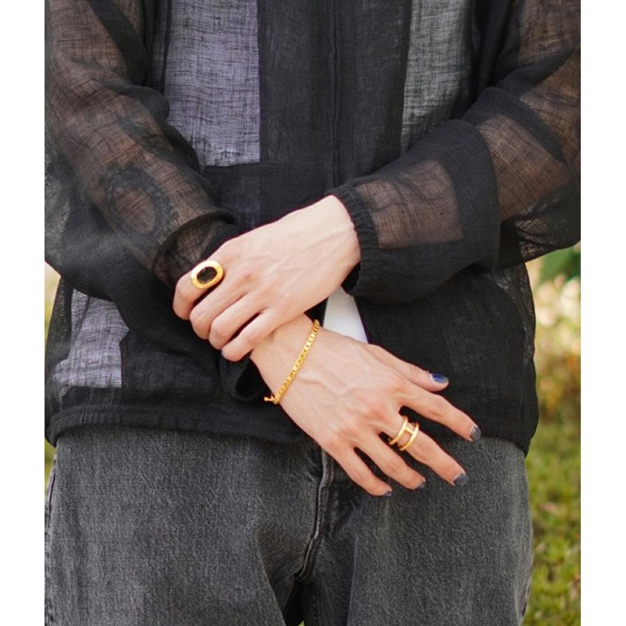 XOLO XOLO JEWELRY / ショロ ジュエリー ： Amulet Ring with Onyx