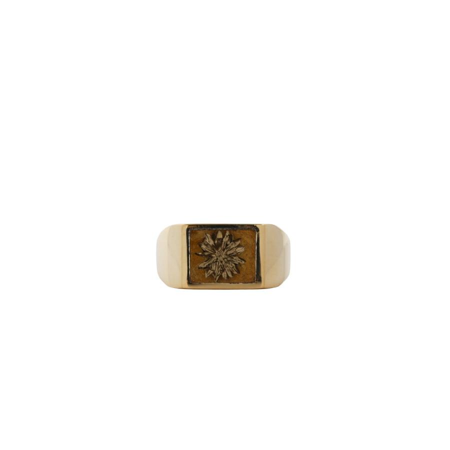 XOLO JEWELRY / ショロ ジュエリー ： Signet Ring with Golden
