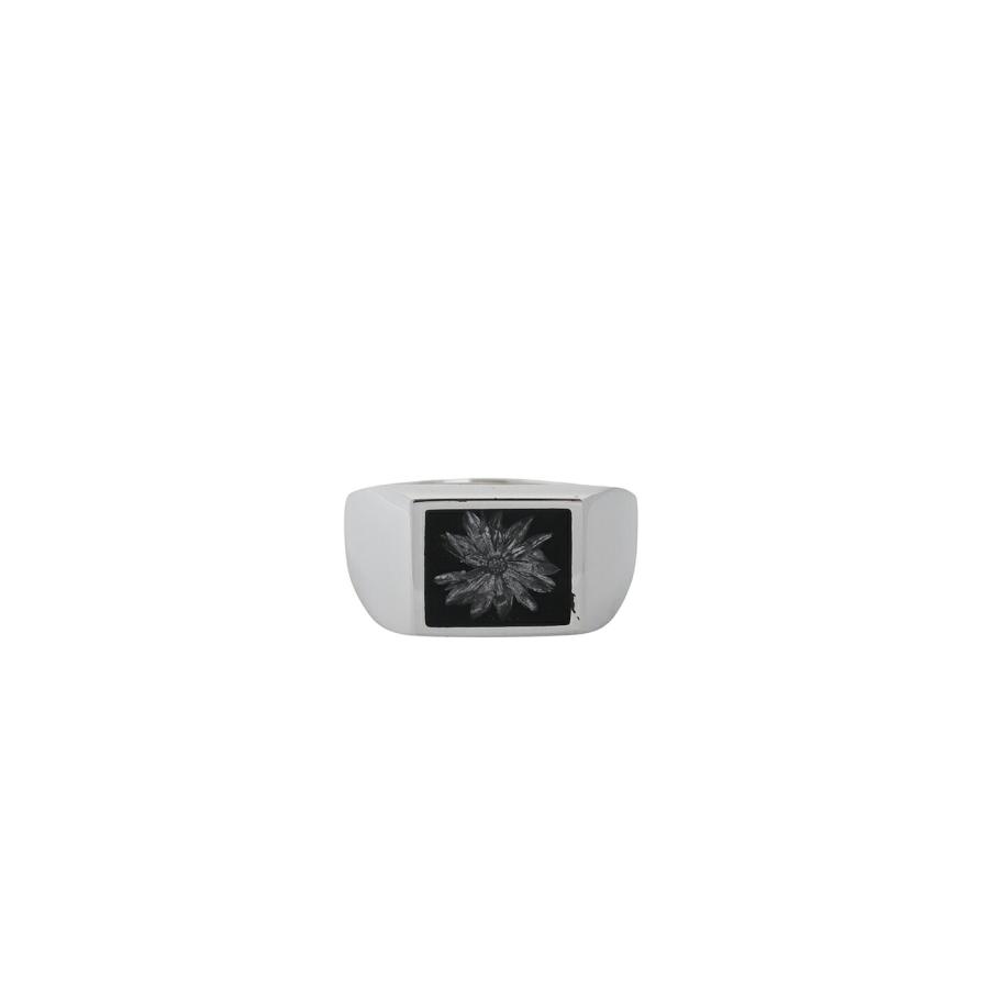 XOLO XOLO JEWELRY / ショロ ジュエリー ： Signet Ring with Black