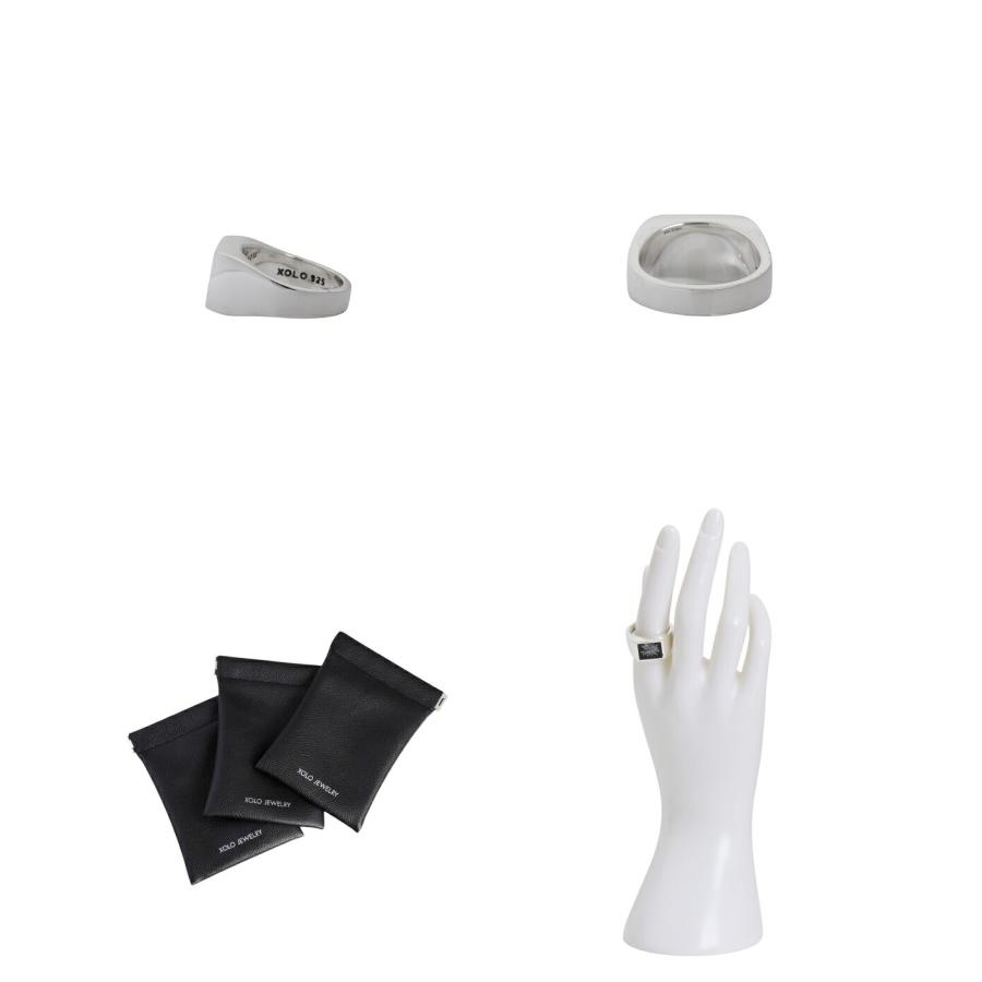 XOLO XOLO JEWELRY / ショロ ジュエリー ： Signet Ring with Black