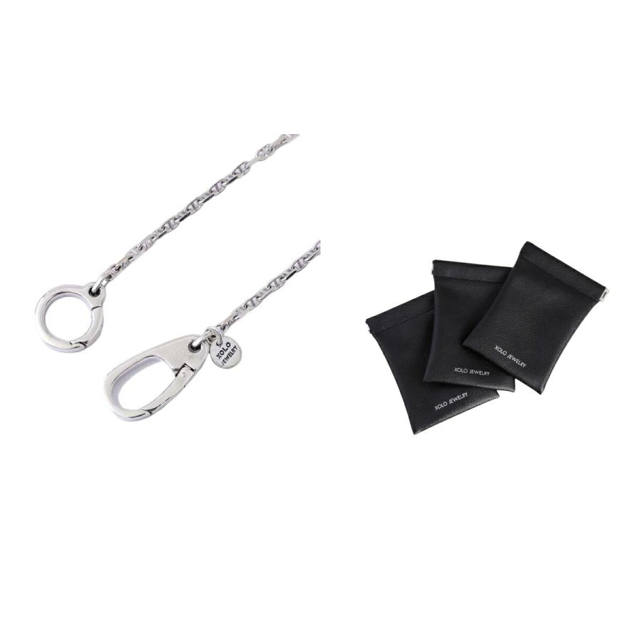 XOLO XOLO JEWELRY / ショロ ジュエリー ： Double Clasp with Solid