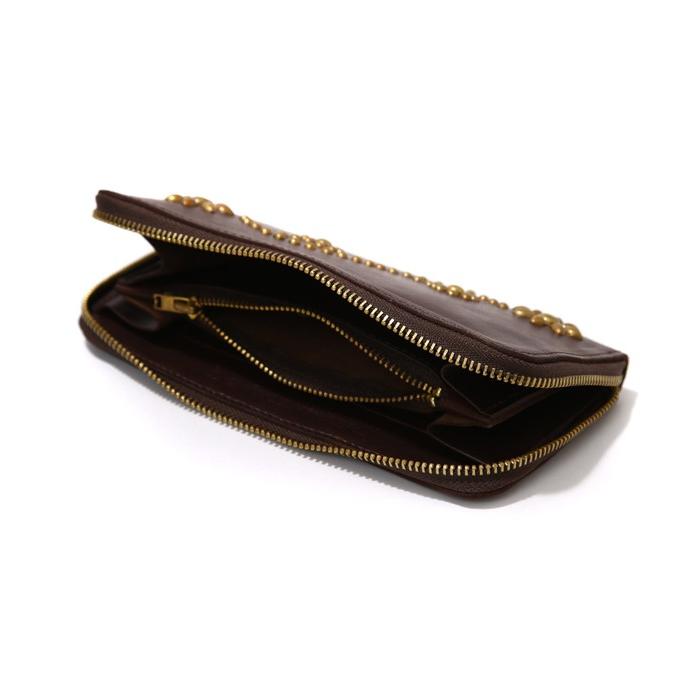 HTC / エイチティーシー ： Round Zip Long Wallet ： ZIPPER-WALLET-BRWの画像