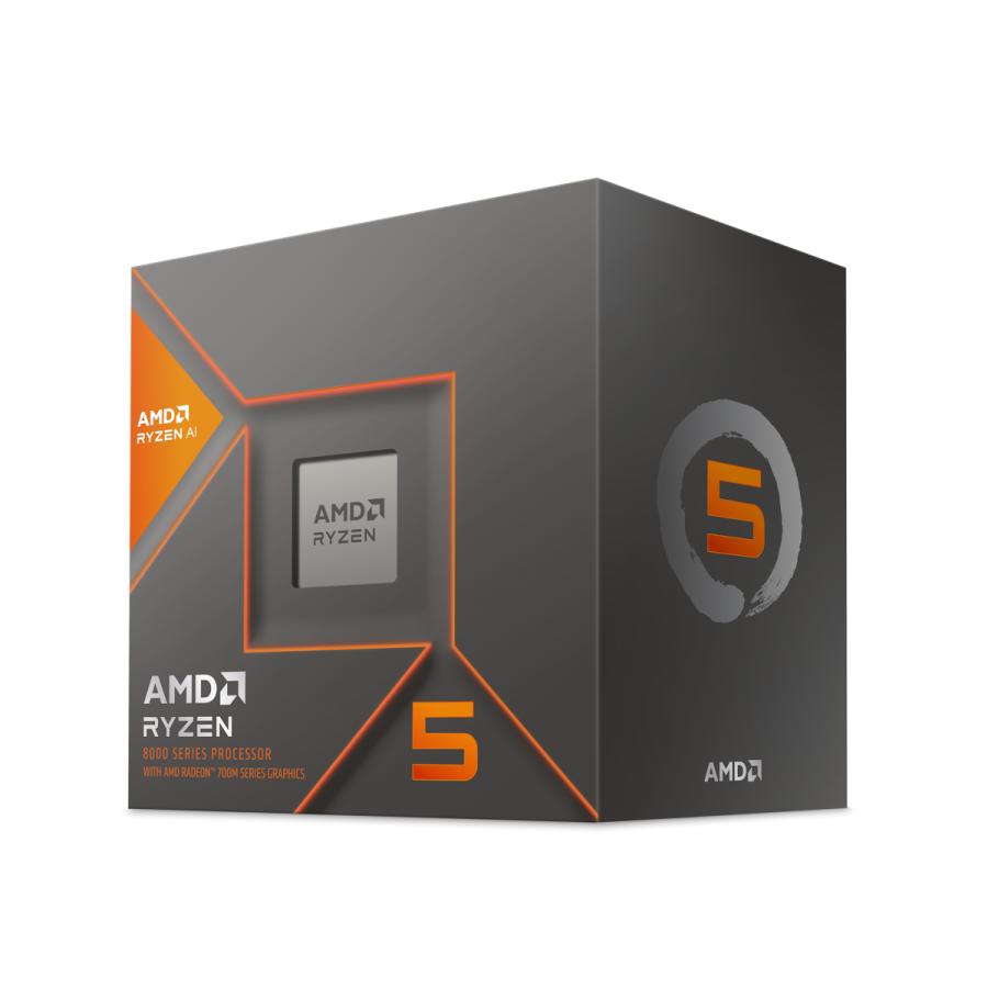 AMD Ryzen 5 8600G CPU 6コア12スレッド AMD AMD Ryzen 5 8600G BOX Socket AM5 / 6コア12スレッド / 4.3GHz