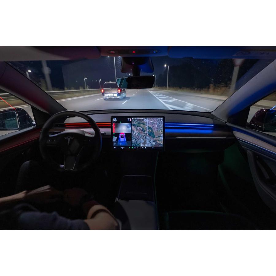 ENHANCE：TESLA/テスラ：S3XY STRIP：スマートLEDライト：MODEL Y