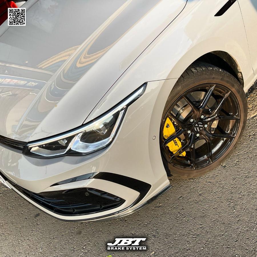 JBTブレーキキャリパー4POT（SP4P）+2ピース355mmスリットローターフロントキット：VW GOLF8系：全10色_1