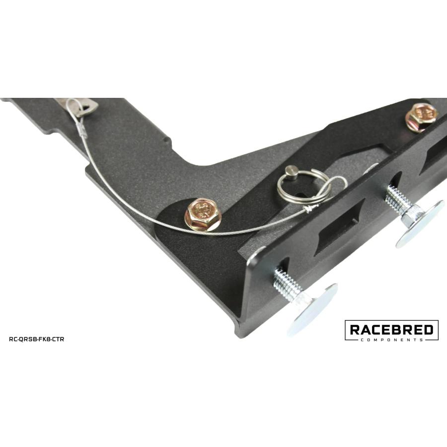 RACEBRED：クイックリリーススプリッターブラケット：シビックタイプR