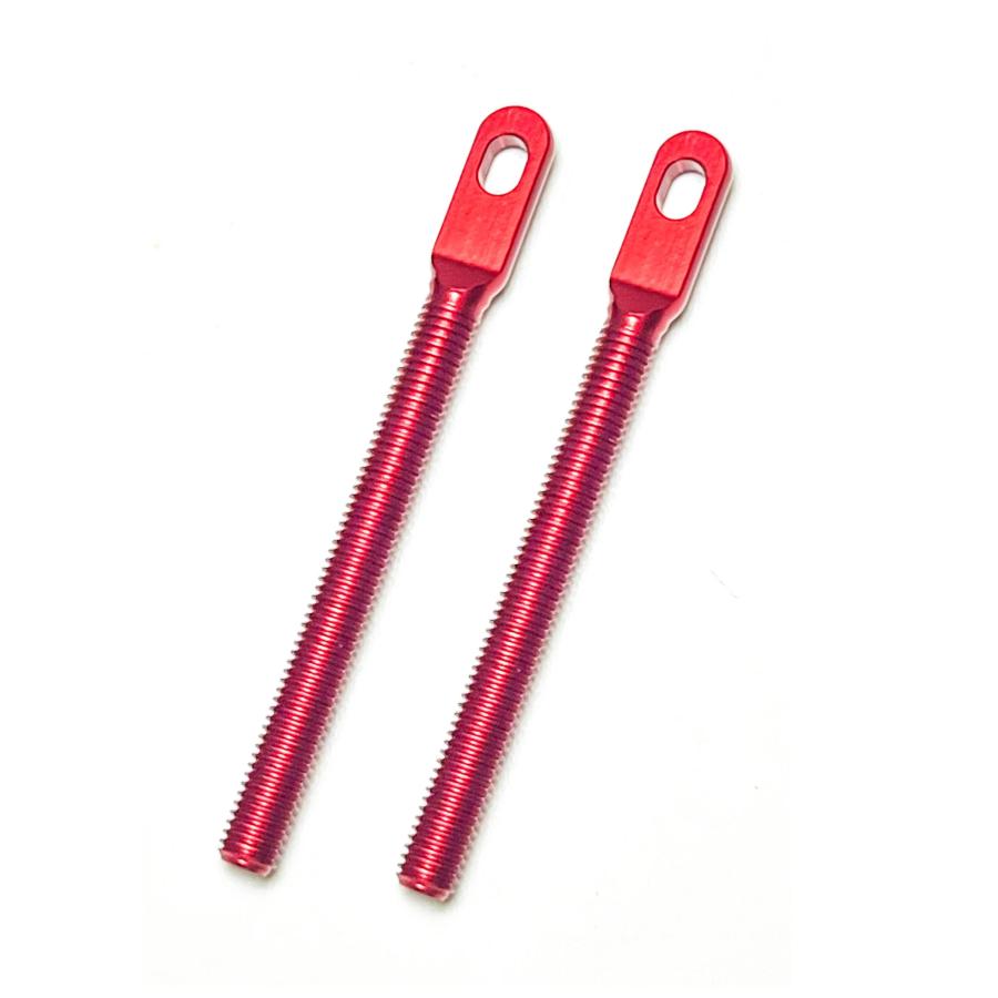 SFC AEROCATCH エアロキャッチ用アルミシャフト：レッド：2本セット