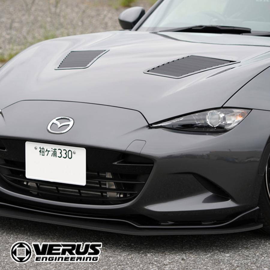 VERUS ENGINEERING(ヴェルスエンジニアリング)：A0080A：MAZDA・ロードスター（ND5RC）ボンネットルーバーキット＋レインガードの画像