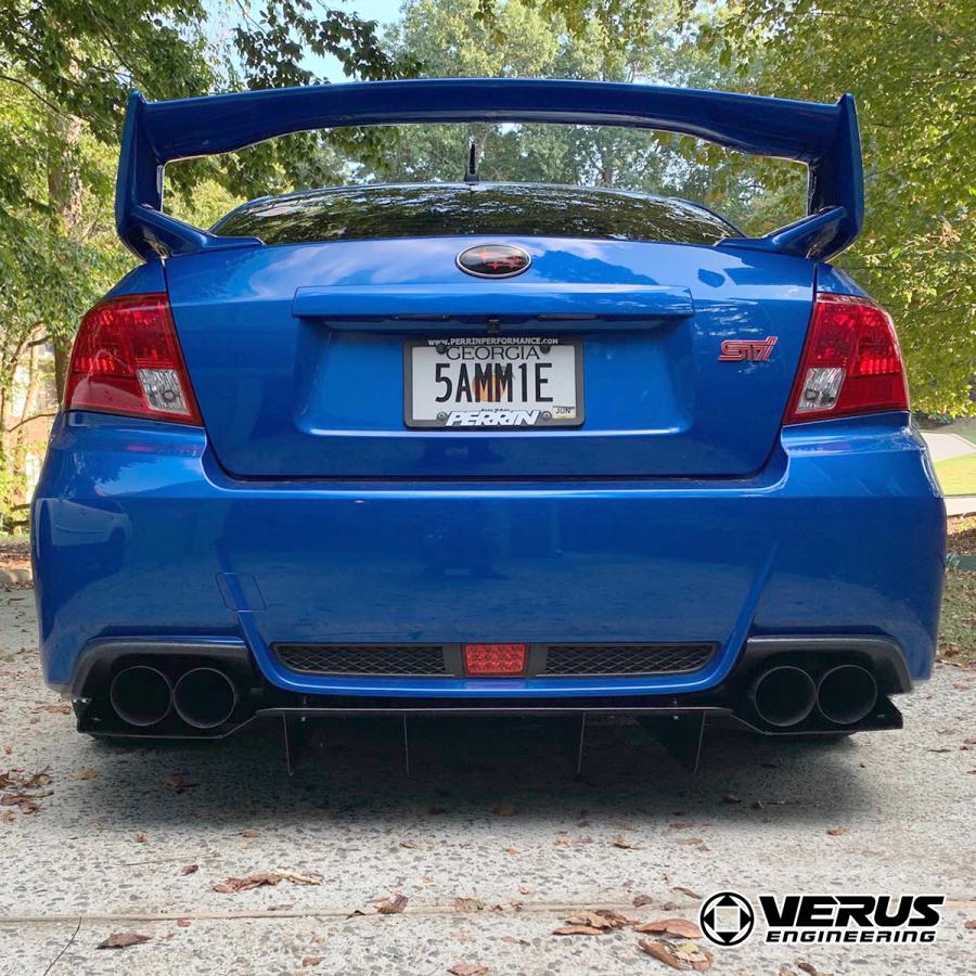 シルバー/レッド VERUS ENGINEERING インプレッサGRB用 リア