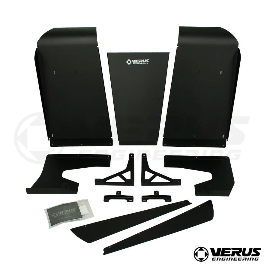 VERUS ENGINEERING(ヴェルス)：A0192A：ホンダ・シビックTYPE-R(FK8)対応リアディフューザー：アルミ＋パウダーコートの最高品質の画像