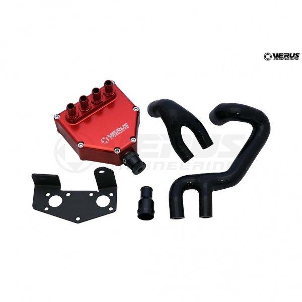 VERUS ENGINEERING(ヴェルスエンジニアリング)：A0228A：TOYOTA・GR：A90スープラ・SUPRA・エアオイルセパレーター：レッドの画像