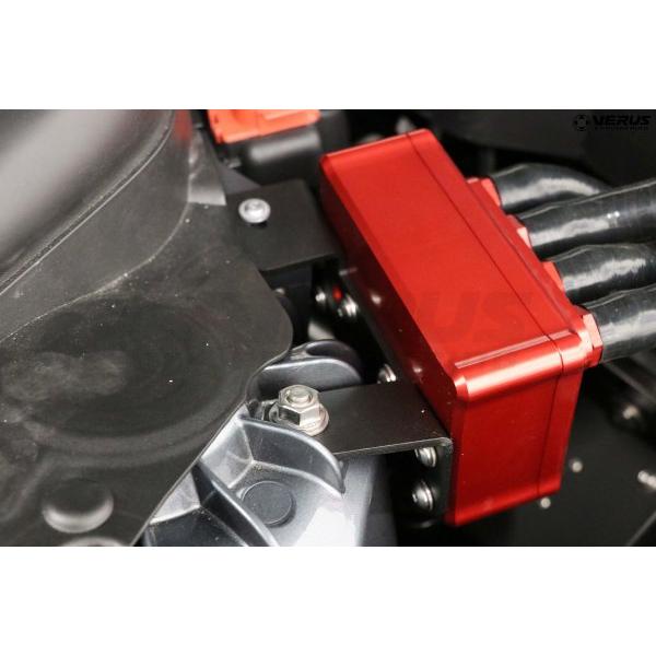 VERUS ENGINEERING(ヴェルスエンジニアリング)：A0228A：TOYOTA・GR：A90スープラ・SUPRA・エアオイルセパレーター：レッドの画像