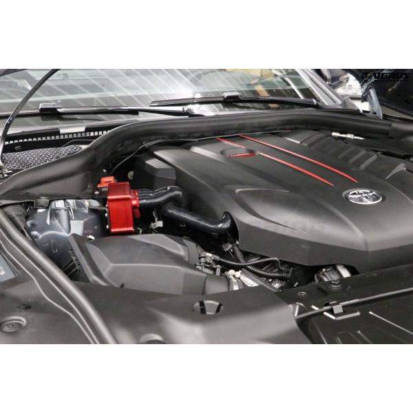 VERUS ENGINEERING(ヴェルスエンジニアリング)：A0228A：TOYOTA・GR：A90スープラ・SUPRA・エアオイルセパレーター：レッドの画像