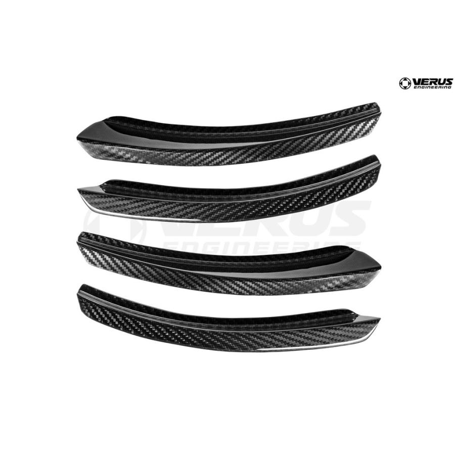 VERUS ENGINEERING(ヴェルス)：A0238A：ポルシェ：PORSCHE 991.1：GT3/GT3RS：デュアルダイブプレーン（カナード）：マットクリア仕上げの画像
