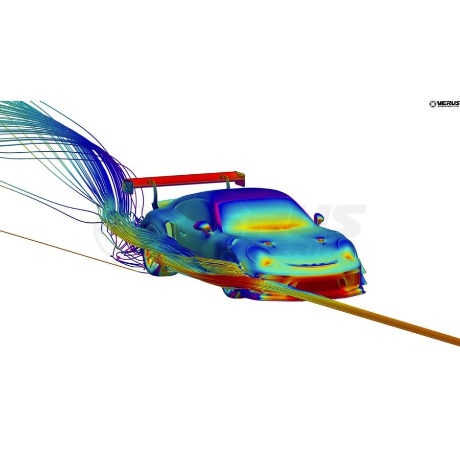 VERUS ENGINEERING(ヴェルス)：A0238A：ポルシェ：PORSCHE 991.1：GT3/GT3RS：デュアルダイブプレーン（カナード）：グロス/マットの画像